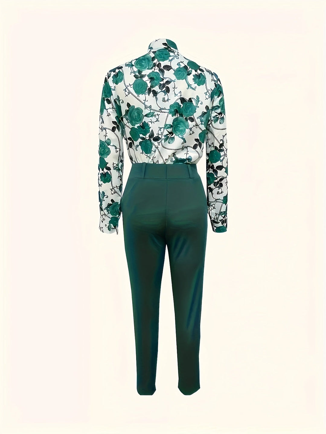 María Marta | Conjunto elegante de dos piezas con estampado floral