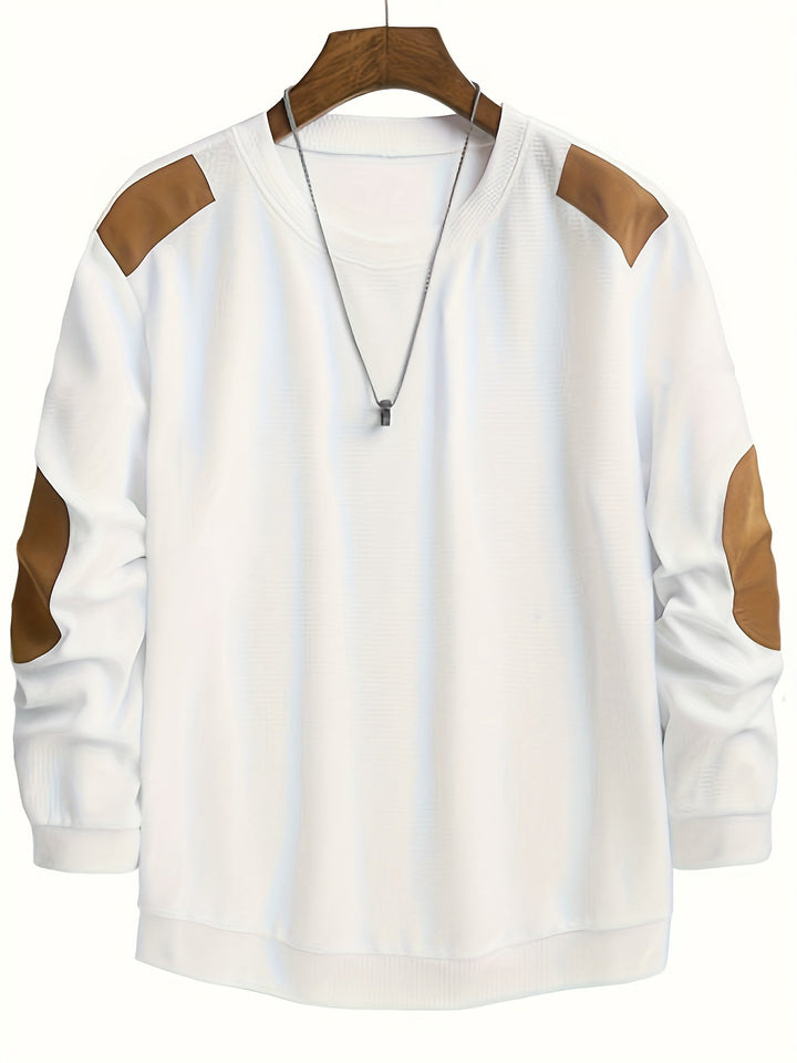Emilio | Sweater texturado con coderas