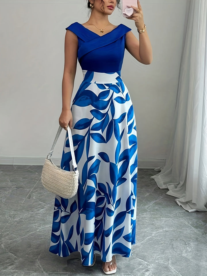 Stephanie | Vestido largo estampado