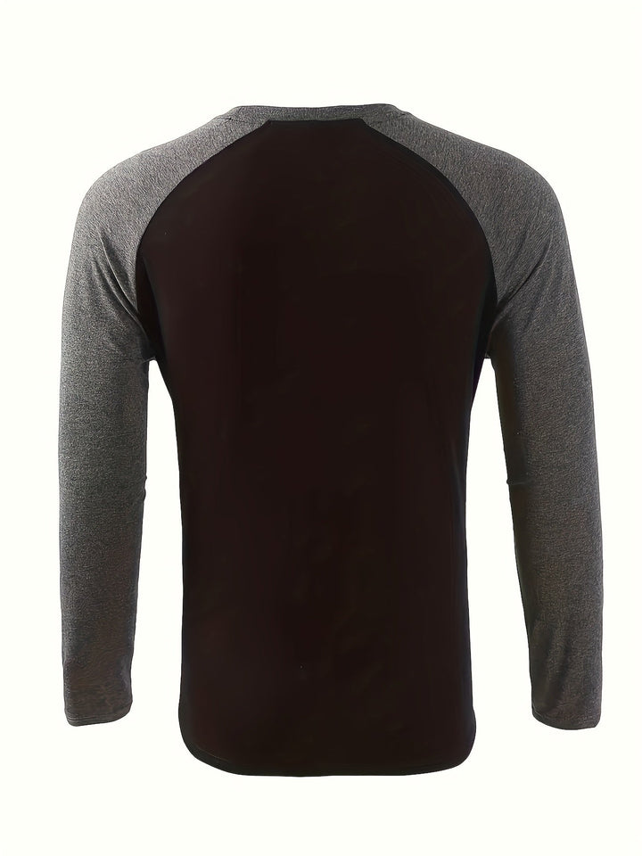 Diego Ignacio | Polera manga larga bicolor
