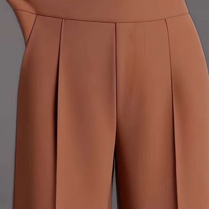 Saray | Pantalones de tiro alto y pierna ancha