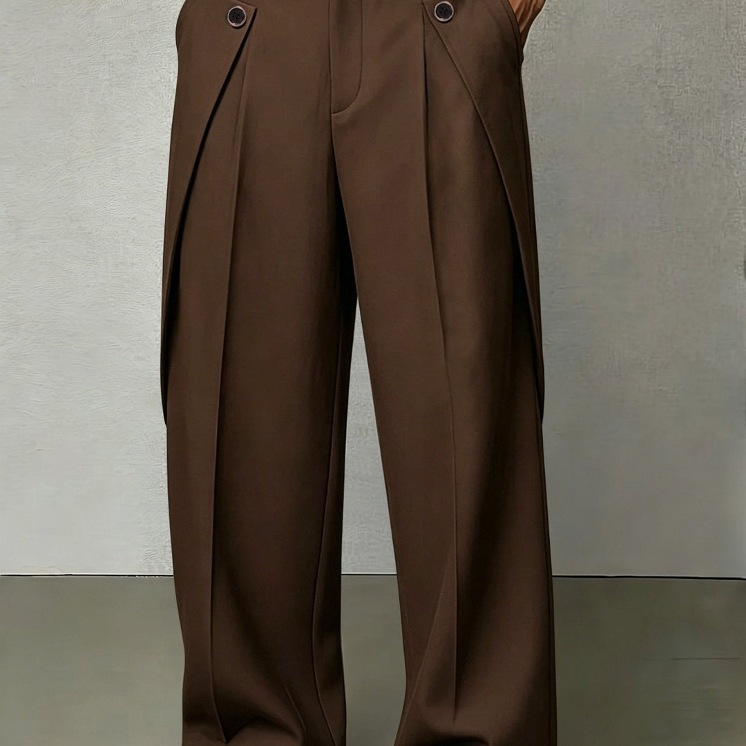 Fidel | Pantalón ancho con pinzas