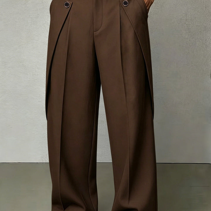 Fidel | Pantalón ancho con pinzas
