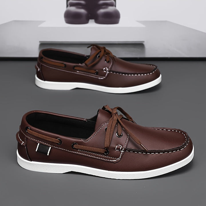 Damián | Zapatos náuticos con cordones para hombre