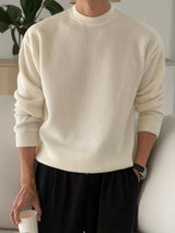 Salvador | Sweater de punto acanalado manga larga