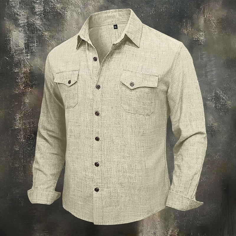 Aillañir | Camisa de botones relajada para hombre