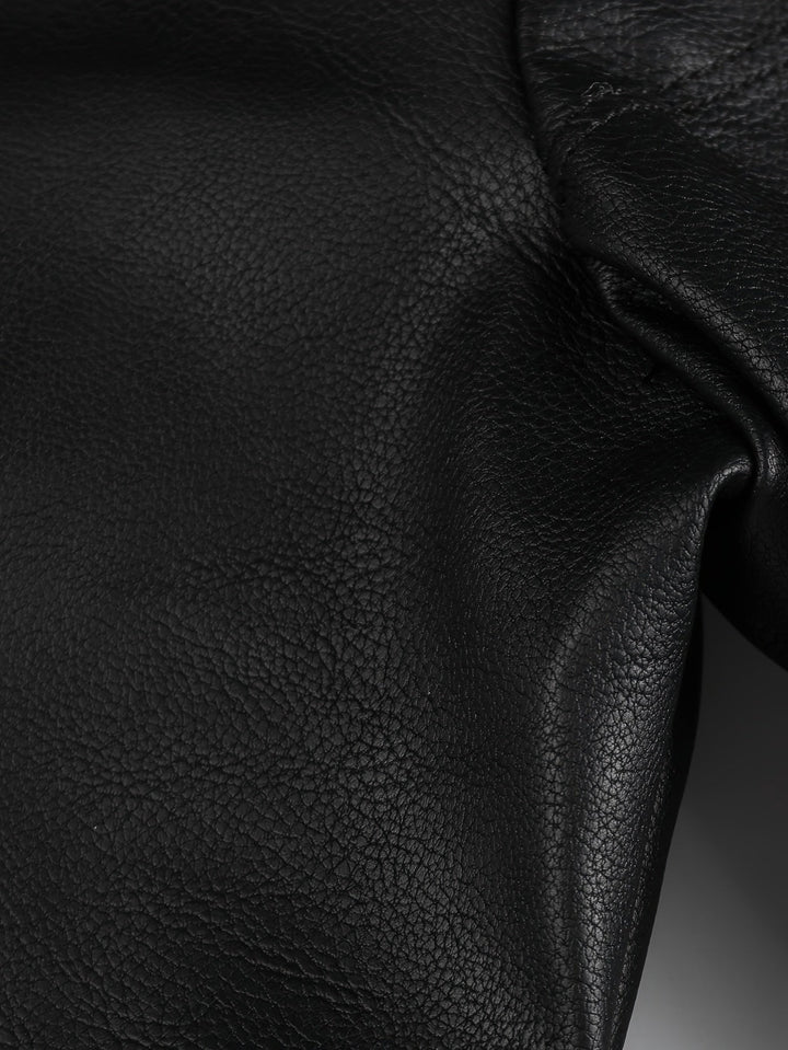 Anselmo | Chaqueta biker con capucha desmontable