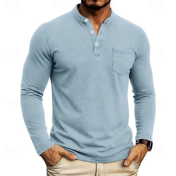Filiberto | Polera henley manga larga