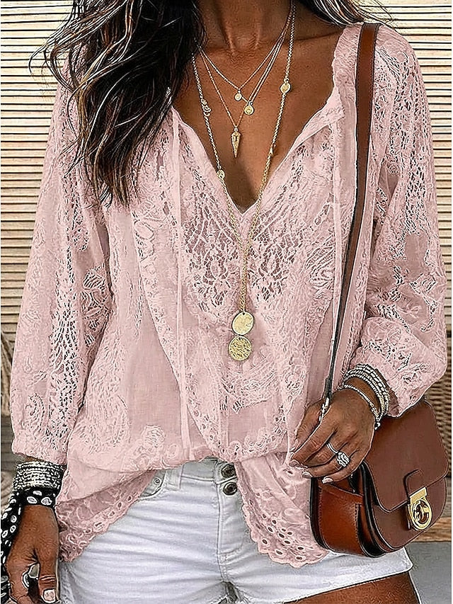 Eliana Andrea | Blusa de encaje boho