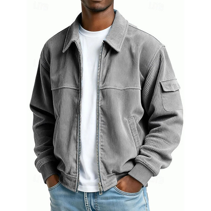 Jonás | Chaqueta de textura acanalada