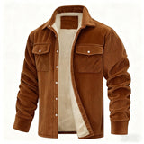 Joel | Chaqueta acanalada con forro polar