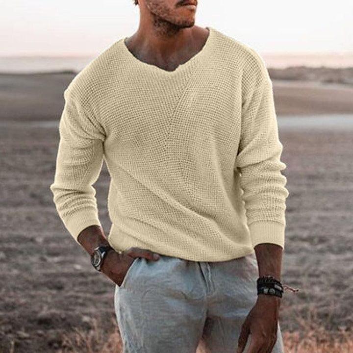 Conrado | Sweater cuello V texturado