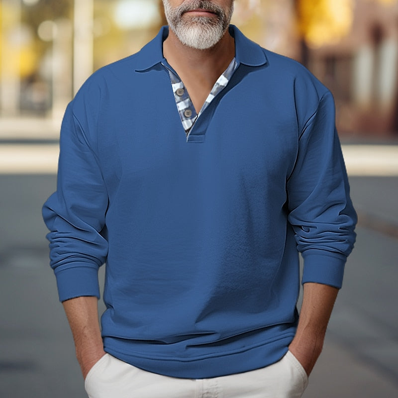 Elías | Polerón con cuello polo