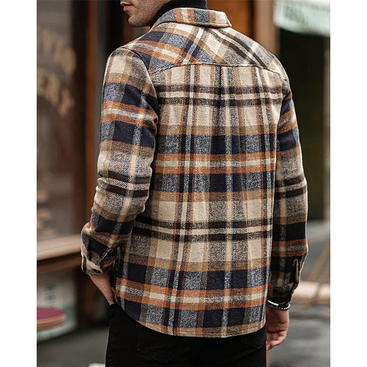 Leandro | Sobrecamisa a cuadros para hombre