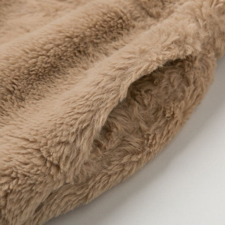 Eliette | Chaqueta corta de peluche con cierre