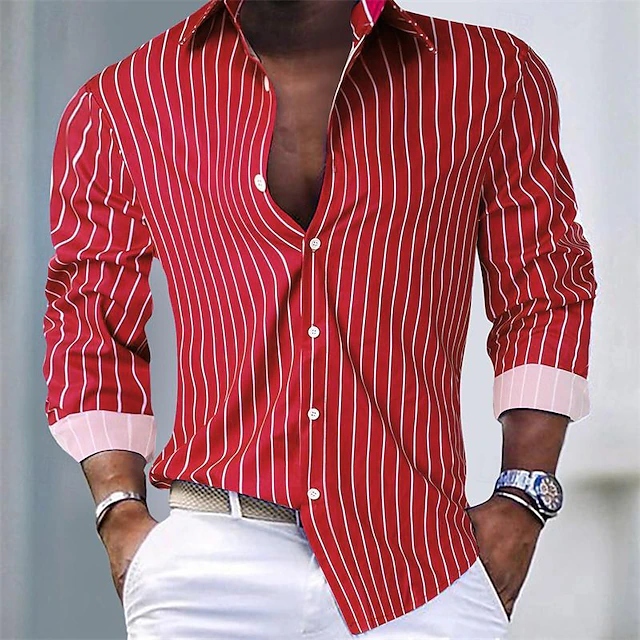 Jonathan | Camisa de rayas manga larga