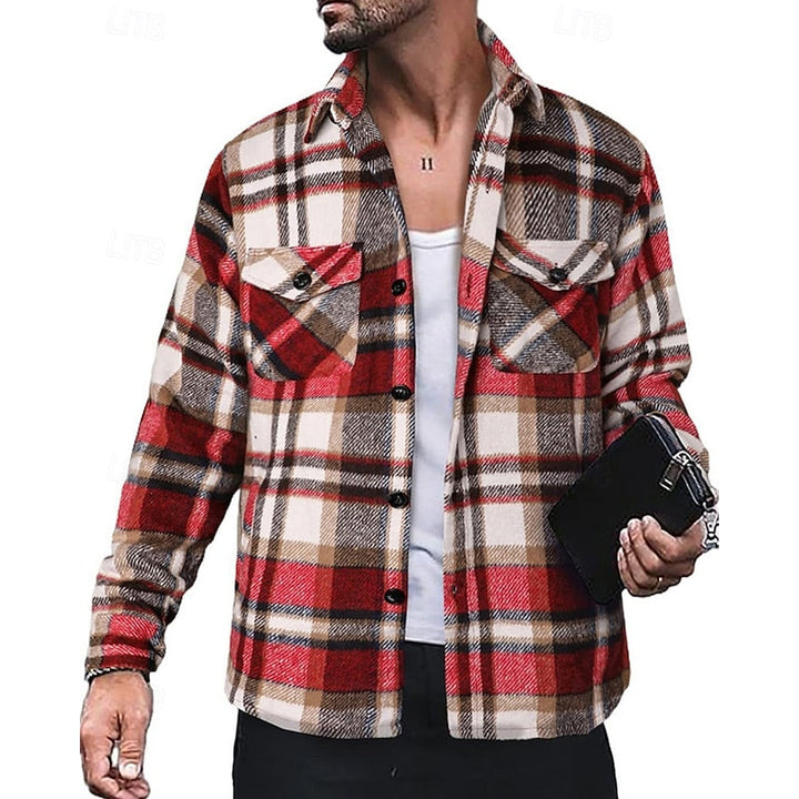 Leandro | Sobrecamisa a cuadros para hombre