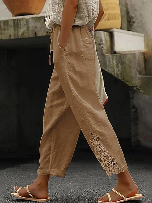 Helena | Pantalón capri holgado