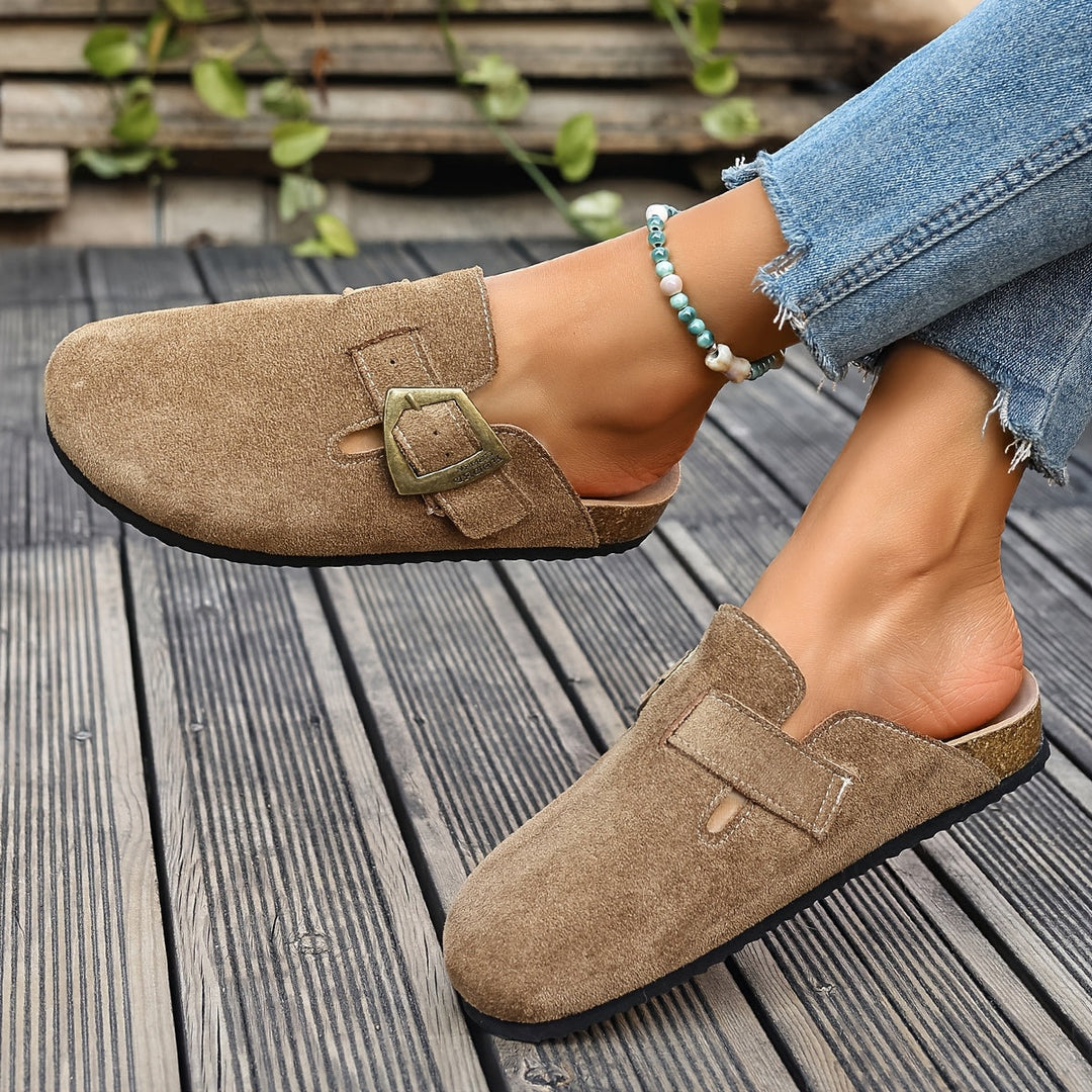 Priscilla | Mules con hebilla
