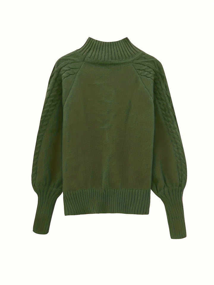 Ciriaca | Sweater texturado cuello medio