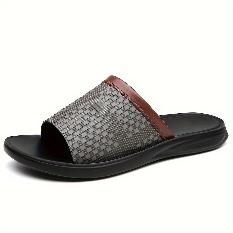 Eliseo | Sandalias slide tejidas para hombre