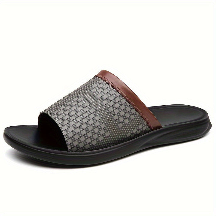 Eliseo | Sandalias slide tejidas para hombre