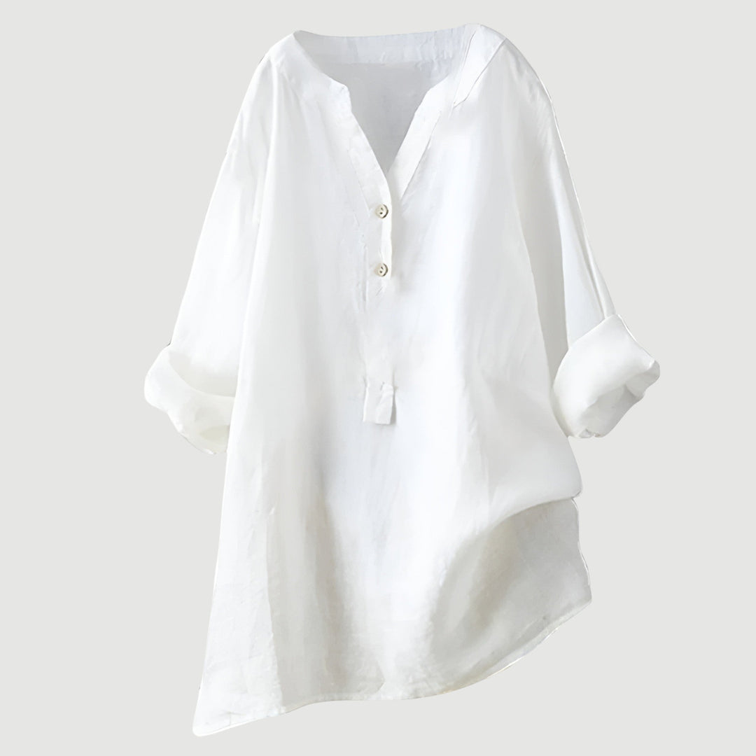 Cinthia | Blusa camisera con escote en V