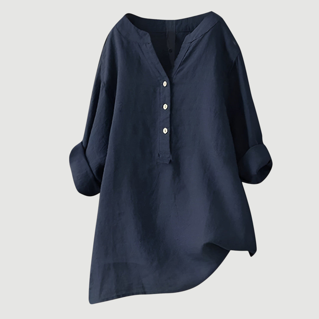 Cinthia | Blusa camisera con escote en V