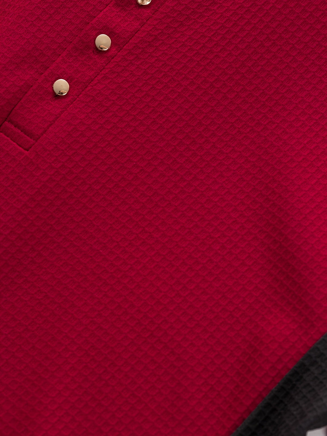 Gunther | Polera henley manga larga con textura