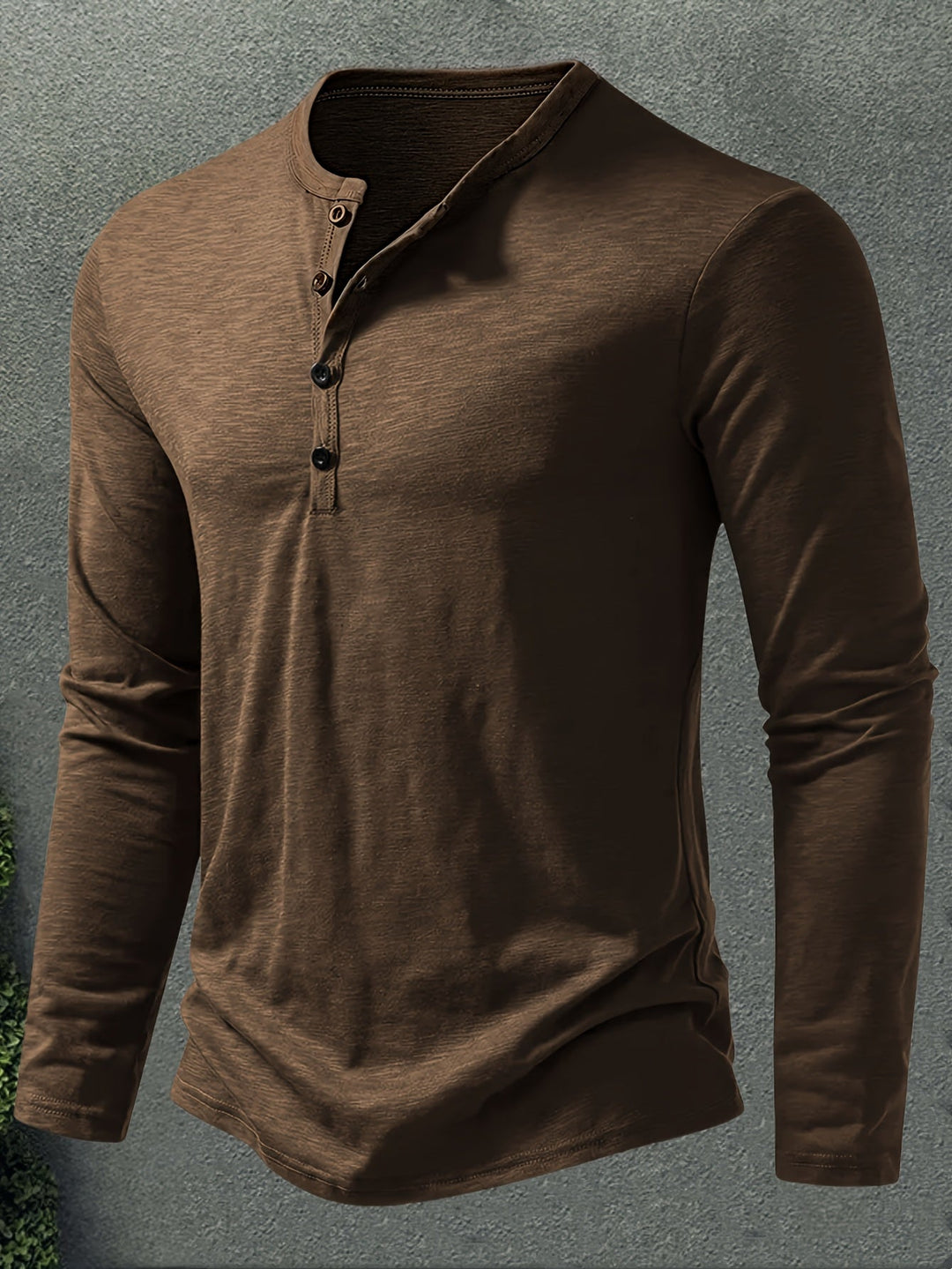 Gerardo | Polera henley de manga larga