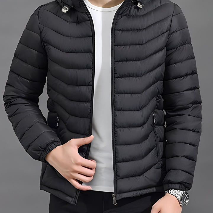 Enzo | Parka acolchada con capucha desmontable