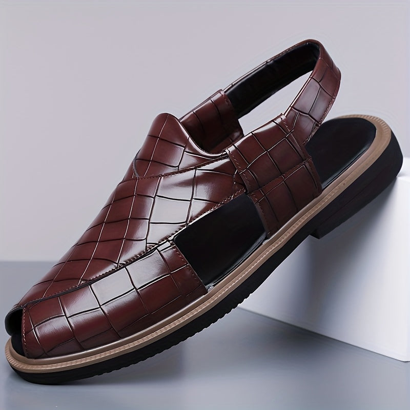 Gastón | Sandalias de diseño tejido para hombre