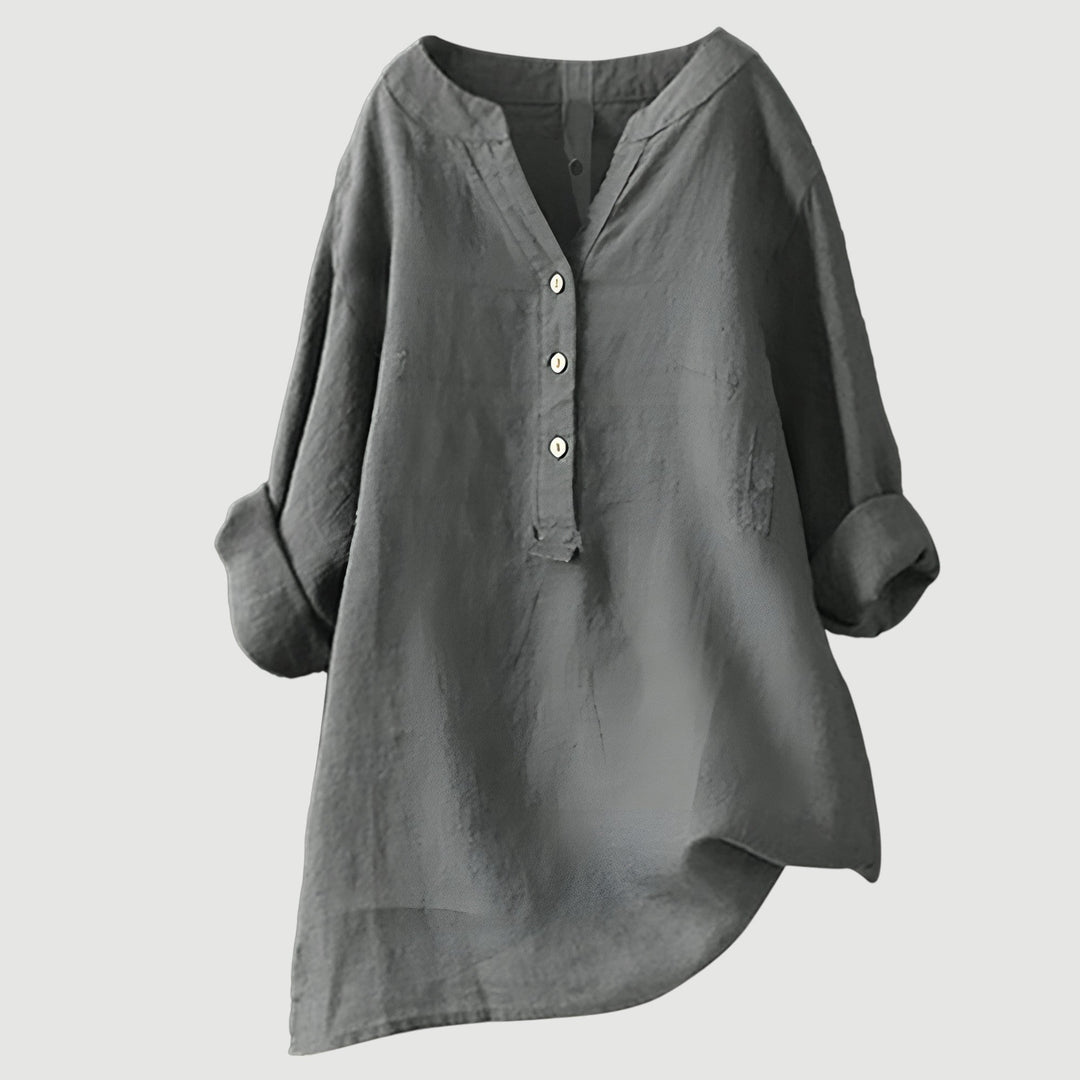 Cinthia | Blusa camisera con escote en V