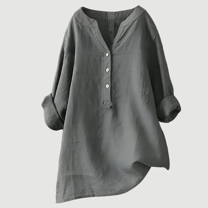 Cinthia | Blusa camisera con escote en V