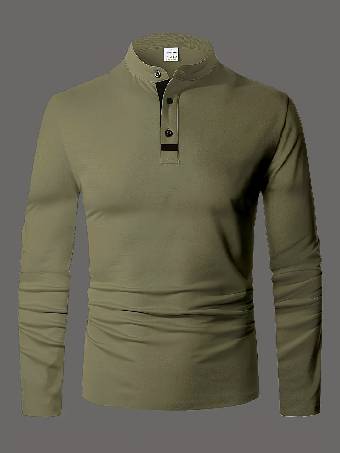 Jesús | Polera henley manga larga