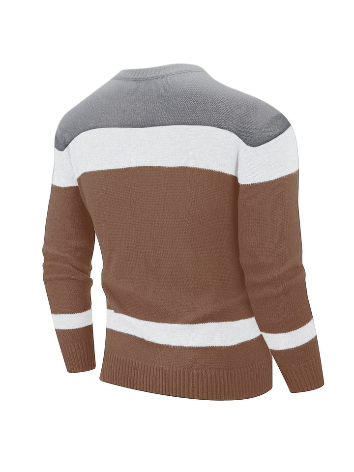 Alexi | Sweater de punto color block