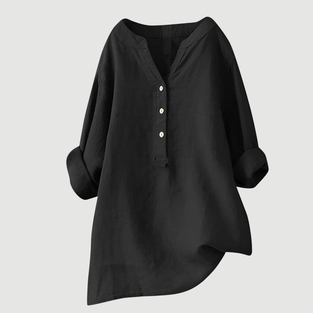Cinthia | Blusa camisera con escote en V