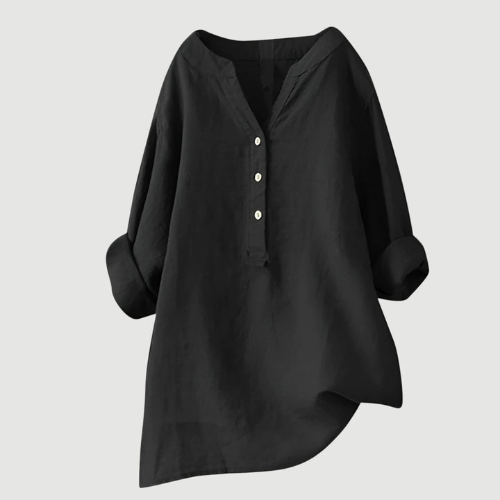 Cinthia | Blusa camisera con escote en V