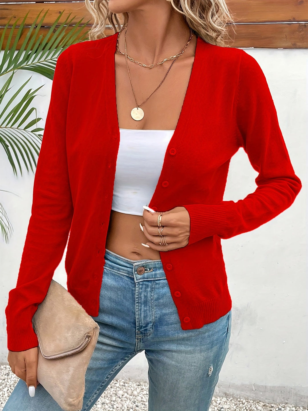 Rosina | Cardigan liviano con botones