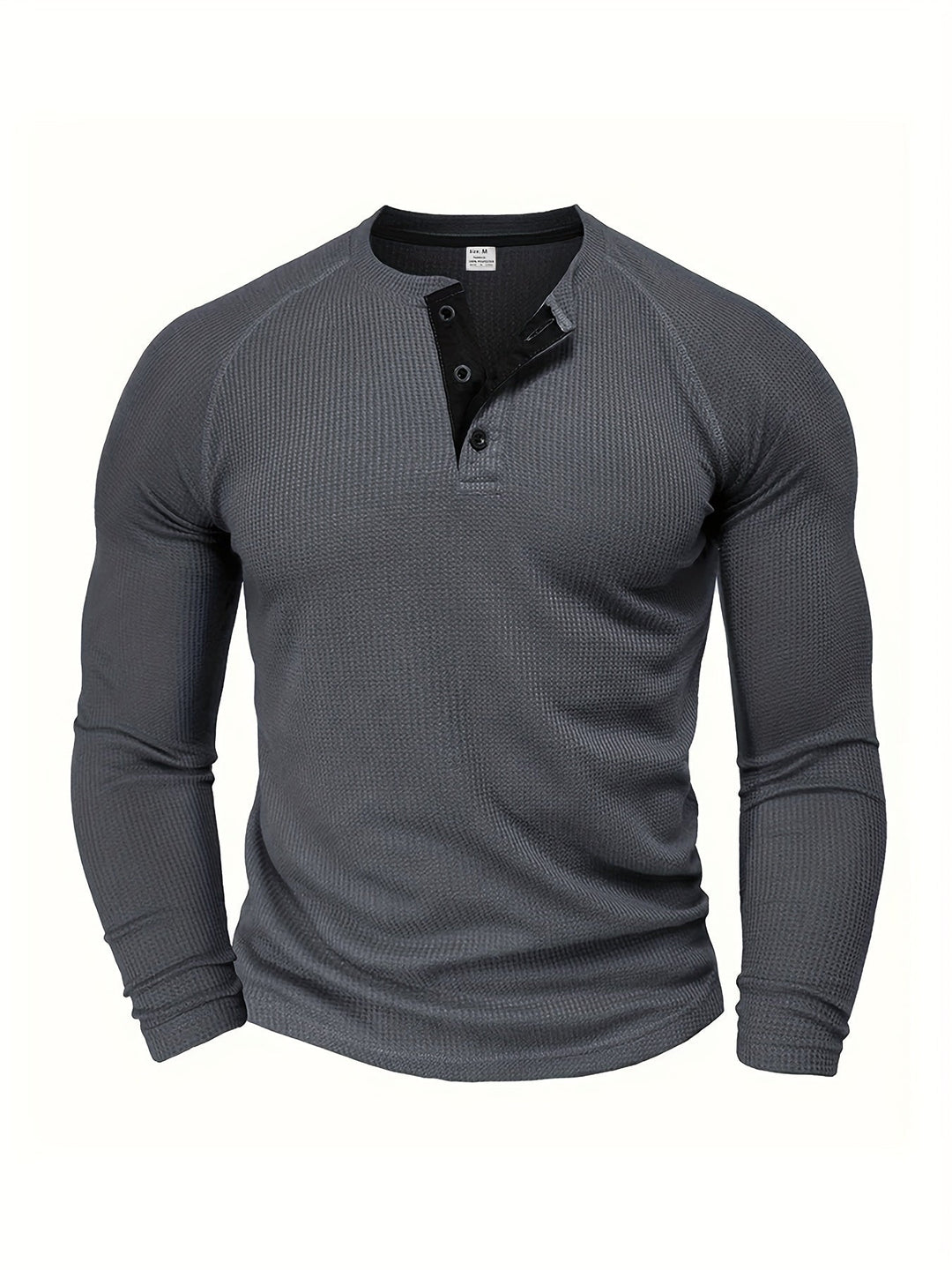 René | Polera henley manga larga