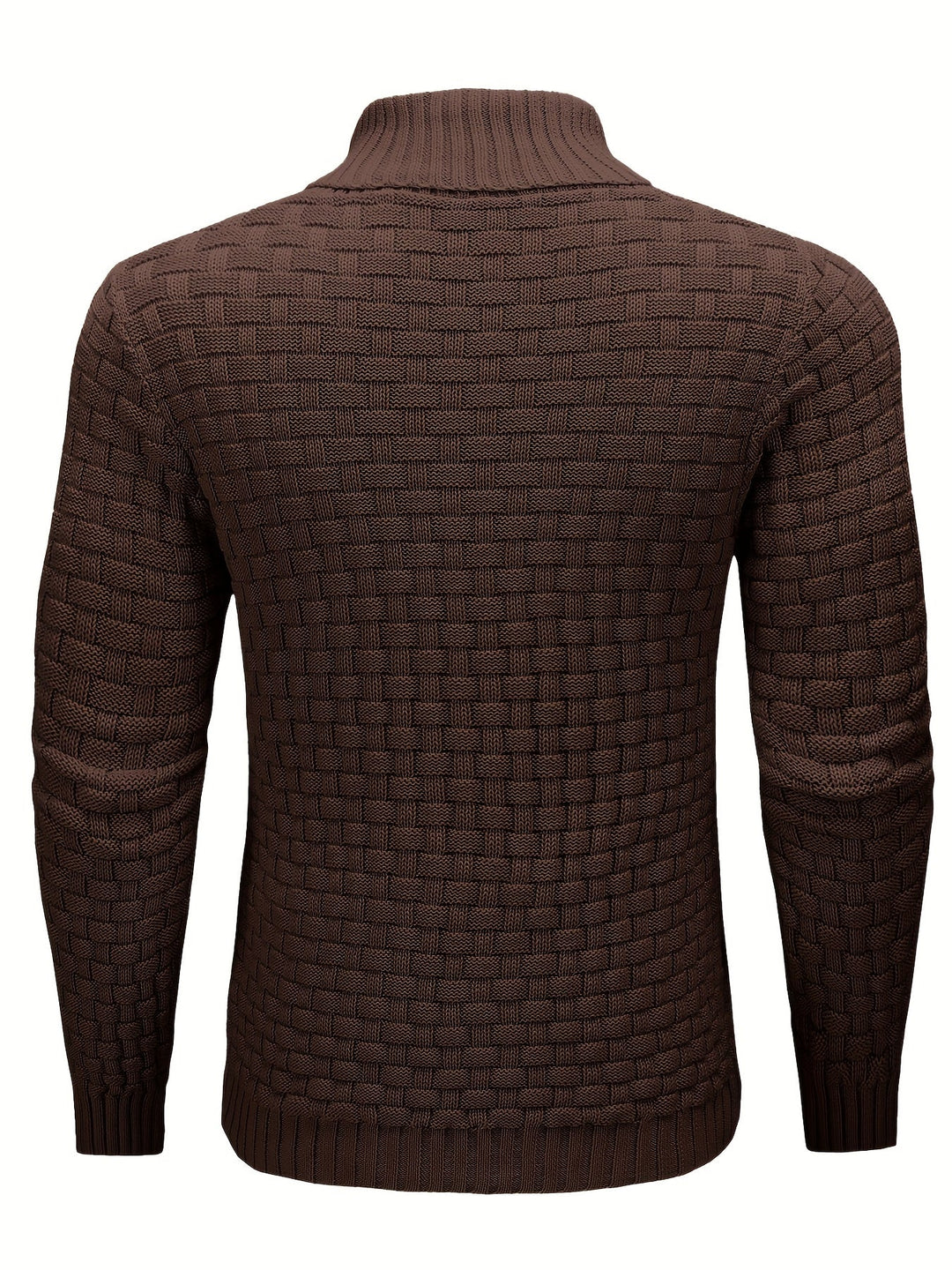 Tomás | Sweater de cuello chal texturado