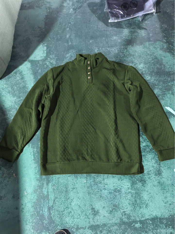 Recaredo | Sweater de cuello alto con botones
