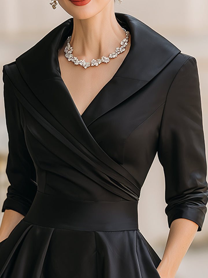 Bernardita | Vestido midi de fiesta con escote en V