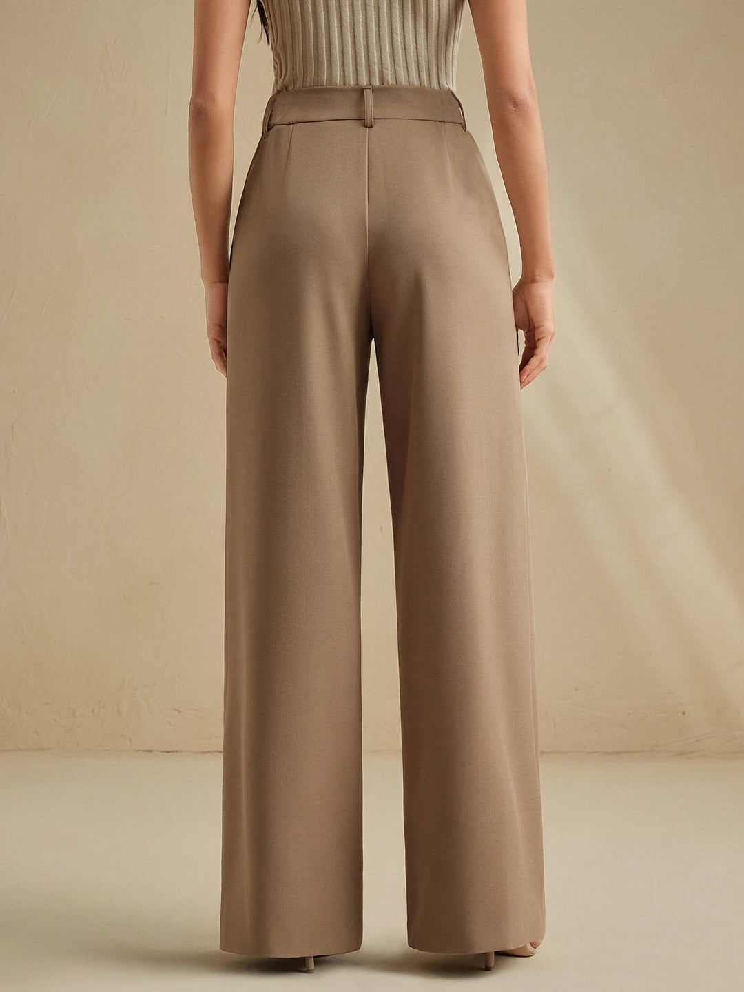 Amaranta | Pantalones anchos con pinzas