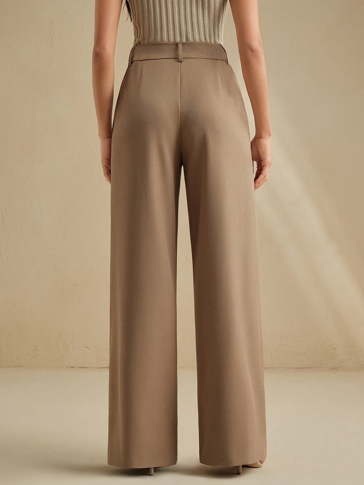 Amaranta | Pantalones anchos con pinzas