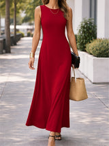 Silvia | Vestido largo sin mangas