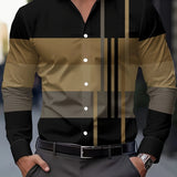 Levi | Camisa manga larga con bloques de color