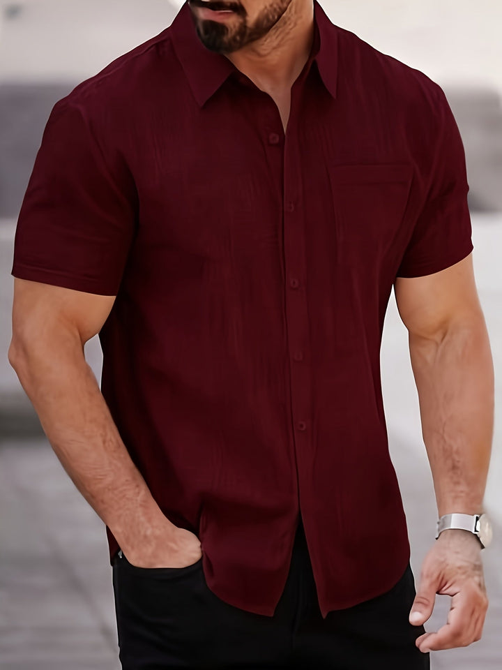 Giovanni | Camisa manga corta de corte relajado