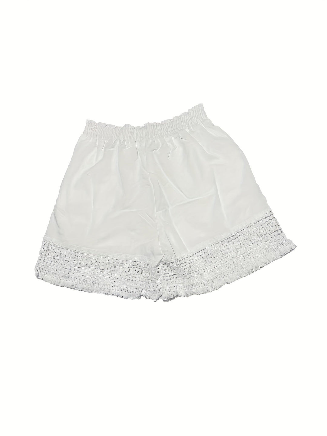 Iris | Shorts con cintura elasticada y calado