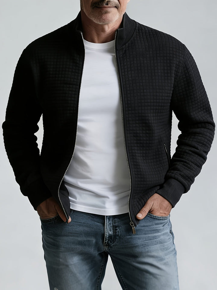 Colihuinca | Chaqueta con cierre y textura en relieve